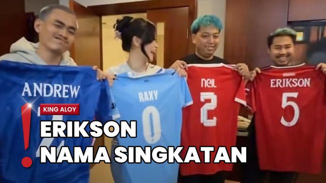 Dijenguk Teman Bravy, Nama Belakang Anak Erika di Jersey Bikin Salfok