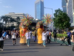 Warga Puji Parade Budaya JWFF di CFD Bundaran HI: Edukatif dan Menghibur