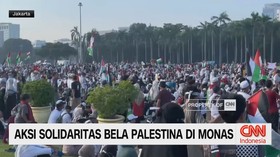 VIDEO: Aksi Solidaritas Bela Palestina di Monas