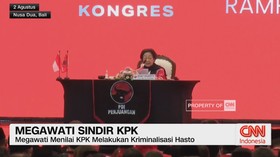 VIDEO: Sindiran Mega untuk KPK, Singgung Presiden Turun Tangan