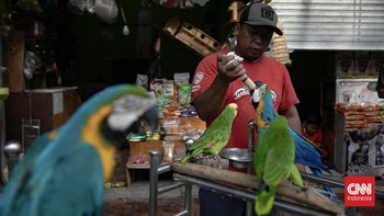 FOTO: Beberes untuk yang Terakhir Kali di Pasar Barito