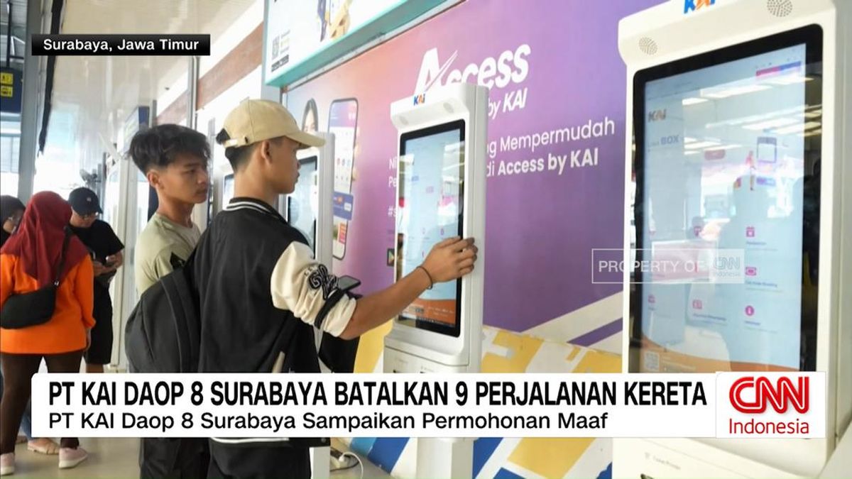 VIDEO: Pembatalan Perjalanan dan Perbaikan Jalur Kereta Api