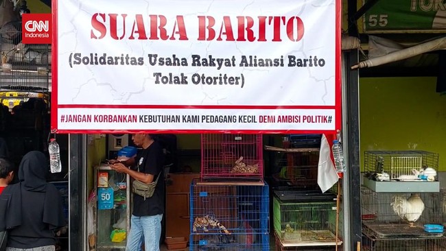 Gubernur DKI Jakarta Pramono Anung menegaskan pembangunan Taman Bendera Pusaka akan tetap lanjut meski masih ada penolakan dari pedagang Pasar Barito.