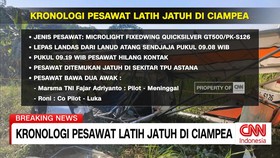 VIDEO: Kronologi Pesawat Latih Jatuh di Ciampea