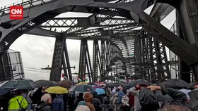 VIDEO: Aksi Bela Palestina di Sydney, Bawa Panci Simbol Kelaparan Gaza
