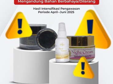 Daftar 34 Kosmetik Berbahaya dan Dilarang BPOM RI, Ada yang Mengandung Merkuri