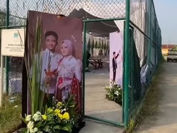 Viral! Begini Jadinya Saat Lapangan Tenis Disulap Jadi Venue Pernikahan Estetis