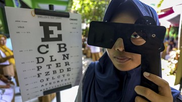 FOTO: Pelaksanaan Cek Kesehatan Gratis Sekolah di Sejumlah Daerah