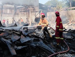 Ini Penyebab Gudang Mebel di Winongan Pasuruan Ludes Terbakar