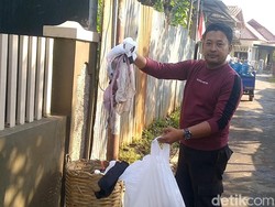 Geger Pakaian Dalam Wanita Bertebaran di Jalan, Pohon, dan Genting