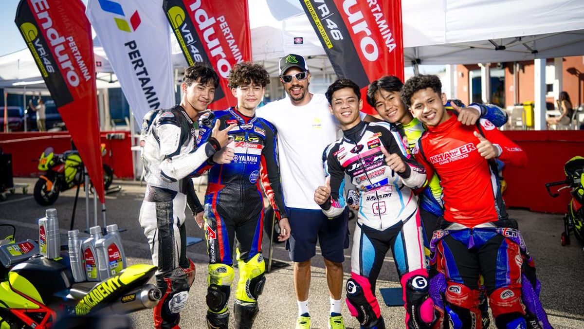 5 Pembalap Muda Indonesia Latihan di Markas Valentino Rossi