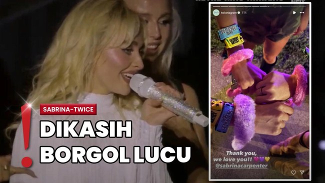 Sabrina Carpenter 'Tangkap' Tiga Member TWICE' di Lollapaloza