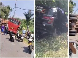 Lakalantas Beruntun di Lampung Utara Libatkan Fuso, Bus hingga Minibus