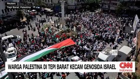 VIDEO: Ribuan Warga Palestina di Tepi Barat Kecam Genosida Israel