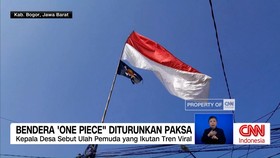 VIDEO: Bendera One Piece Diturunkan Paksa