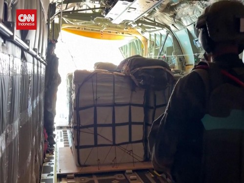VIDEO: UAE dan Beberapa Negara Eropa Kirim Bantuan ke Gaza Lewat Udara