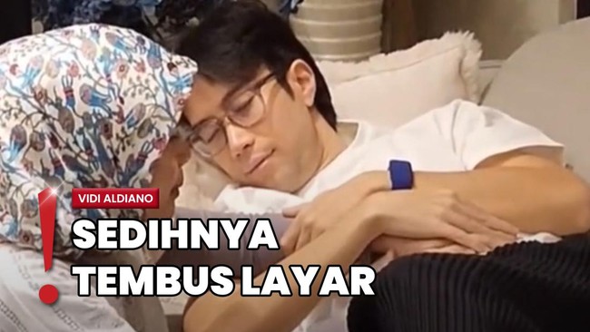 Vidi Aldiano Terbaring di Sofa, Perut Dielus Ibunda Ditemani Sheila