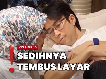 Vidi Aldiano Terbaring di Sofa, Perut Dielus Ibunda Ditemani Sheila