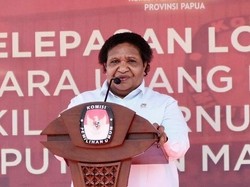 Lepas Distribusi Logistik PSU, Wamendagri: Papua Bisa Jadi Teladan Demokrasi