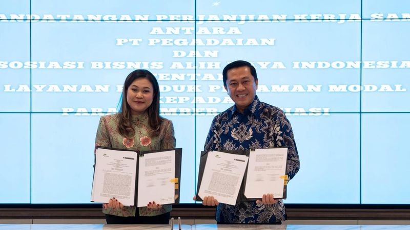 PT Pegadaian dalam upaya memperluas akses layanan keuangan produktif resmi menggandeng Asosiasi Bisnis Alih Daya Indonesia