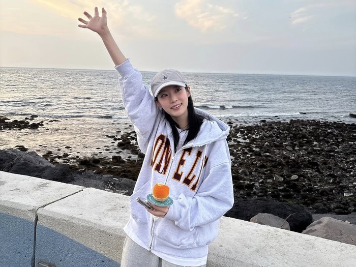 Ayah Gong Seung Yeon adalah seorang chef terkenal bernama Yoo Chang Joon, yang pernah menjadi chef pribadi mantan presiden Kim Dae Jung./ foto: instagram.com/0seungyeon