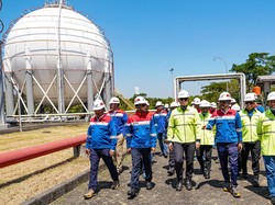 Pastikan Sarfas Prima, Dirut Pertamina Patra Niaga Cek Terminal LPG