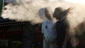 FOTO: Jepang 'Terpanggang' Suhu Terpanas Sepanjang Masa