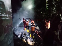 Rumah Pensiunan Guru di Sentolo Kulon Progo Ludes Terbakar
