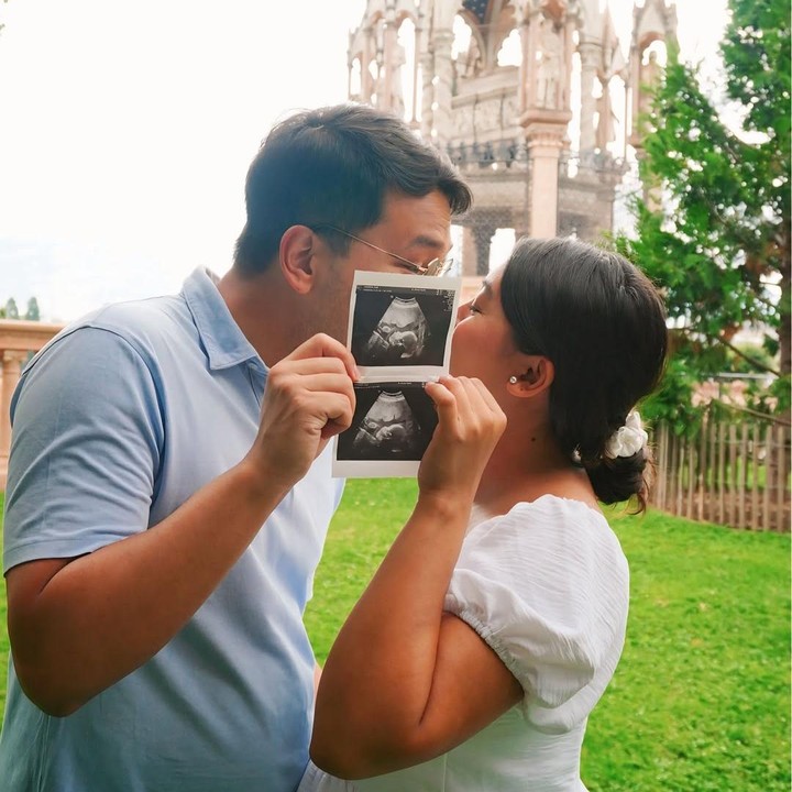 <p>Aktris dan model Nadia Soekarno sebentar lagi melahirkan anak pertamanya, Bunda. Jelang hari bahagia, Nadia dan sang suami Kama Sukarno mengabadikan momen spesial kehamilan pertama dengan melakukan <em>maternity shoot</em> di Swiss. (Foto: Instagram @nadiasoekarno)</p>