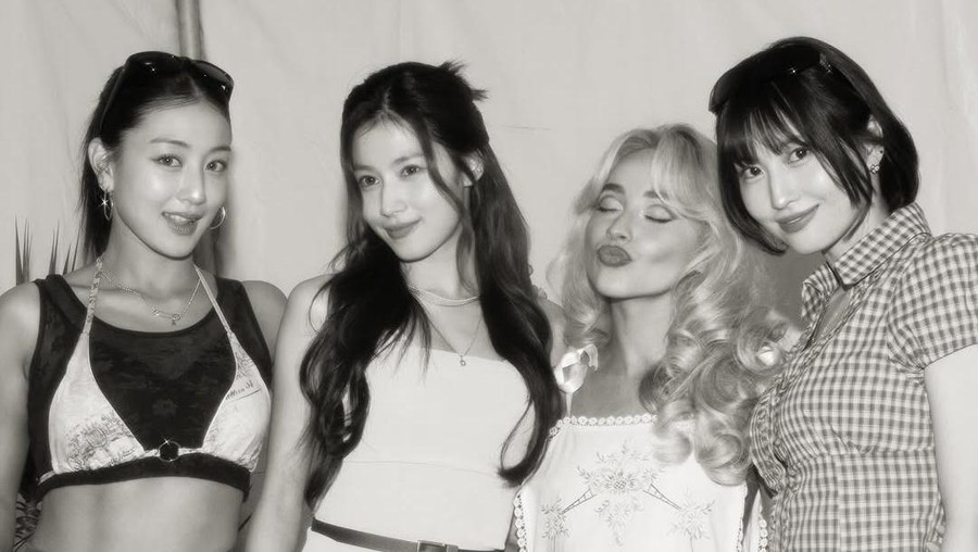 Sabrina Carpenter & TWICE di Lollapalooza 2025.