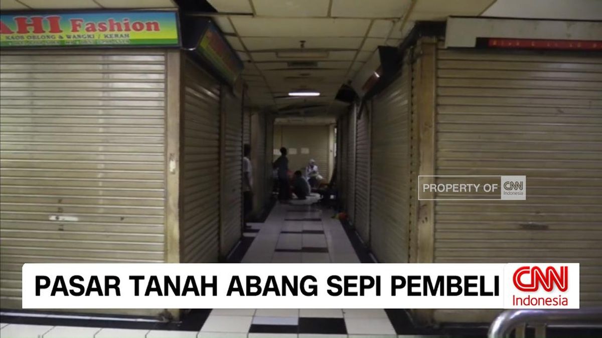VIDEO: Pasar Tanah Abang Sepi Pembeli