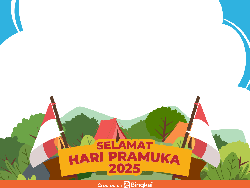 10 Twibbon Hari Pramuka ke-64 Unik dan Gratis, Bagikan di Medsos!