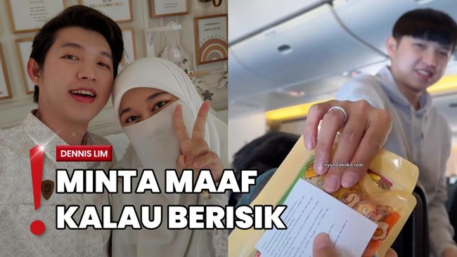 Takut Anak Nangis, Dennis Lim Bagikan Camilan ke Penumpang Pesawat