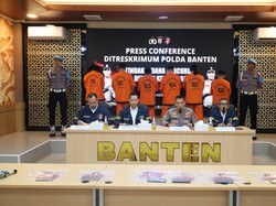 Polda Banten Tangkap Sindikat Begal Truk Solar di Tol Tangerang-Merak