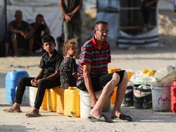 Video Pilu Warga Palestina, Hidup Bergantung Bantuan Makanan