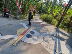 Ada Mural One Piece Jumbo di Balecatur Sleman, Begini Kata Polisi