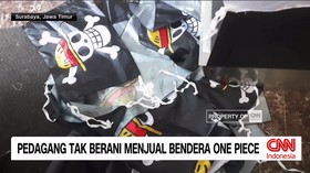VIDEO: Pedagang Tak Berani Menjual Bendera One Piece