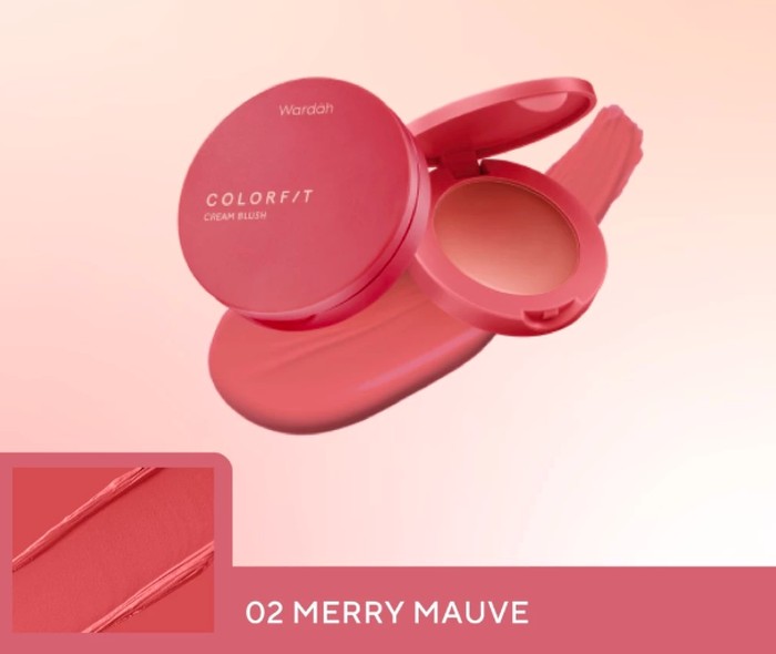 WARDAH All Skin Colorfit Cream Blush - Formula ringan dan teksturnya creamy - Makeup - Blush On - Liquid Blush - Blush On Cream/Foto: shopee.com/Wardah Official Shop