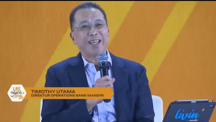 Direktur Operasional PT Bank Mandiri (Perseo) Tbk Timothy Utama
