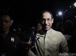 Mirip di Kejagung, Nadiem Irit Bicara Usai 9 Jam di Gedung Merah Putih KPK