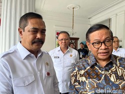 Menteri Imipas Temui Pramono, Minta Dukungan Pasarkan Produk Warga Binaan