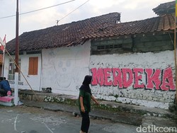 Mural One Piece di Triharjo Sleman Dihapus Disaksikan Aparat