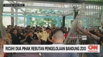 VIDEO: Ricuh! Dua Pihak Rebutan Pengelolaan Bandung Zoo
