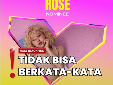 Rose BLACKPINK Syok usai Masuk 8 Nominasi VMAs 2025