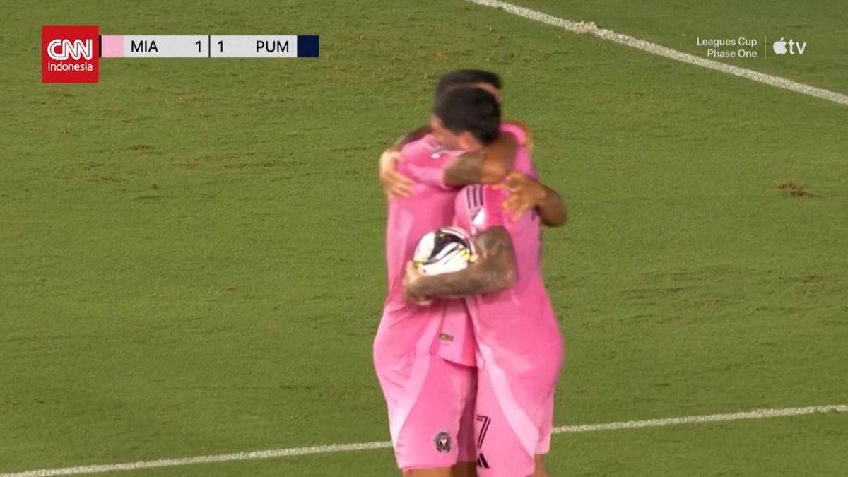 VIDEO: Tanpa Messi, Inter Miami Comeback 3-1 Tekuk Pumas