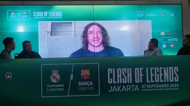 Pertandingan Clash of Legends antara legenda Real Madrid versus Barcelona berpotensi menghadirkan duel Luis Milla kontra Patrick Kluivert.