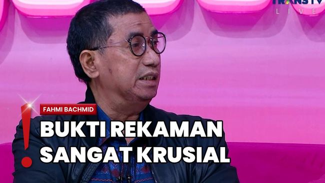 Fahmi Bachmid Ungkap Bukti Rekaman dari Nikita Tak Masuk BAP