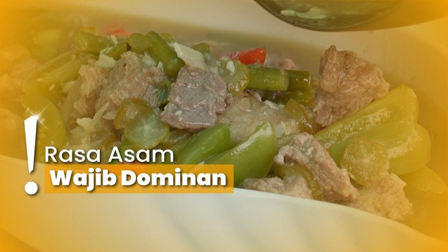 Resep Asam Daging Empuk Chef Steby, Bumbunya Sederhana!