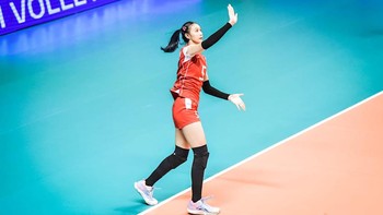 FOTO: Timnas Voli Putri U-21 Tumbang di Laga Pertama