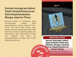Viral 500 Ribu Data Warga Disebut Dicuri dan Dijual, Pemprov Jakarta: Hoax